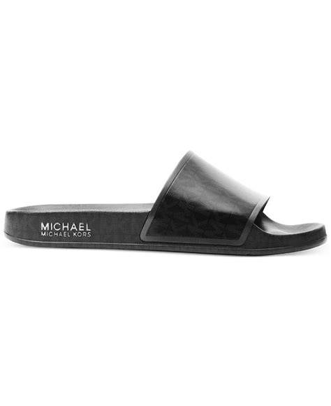 michael kors nolan slide sandals|macy's Michael Kors shoes.